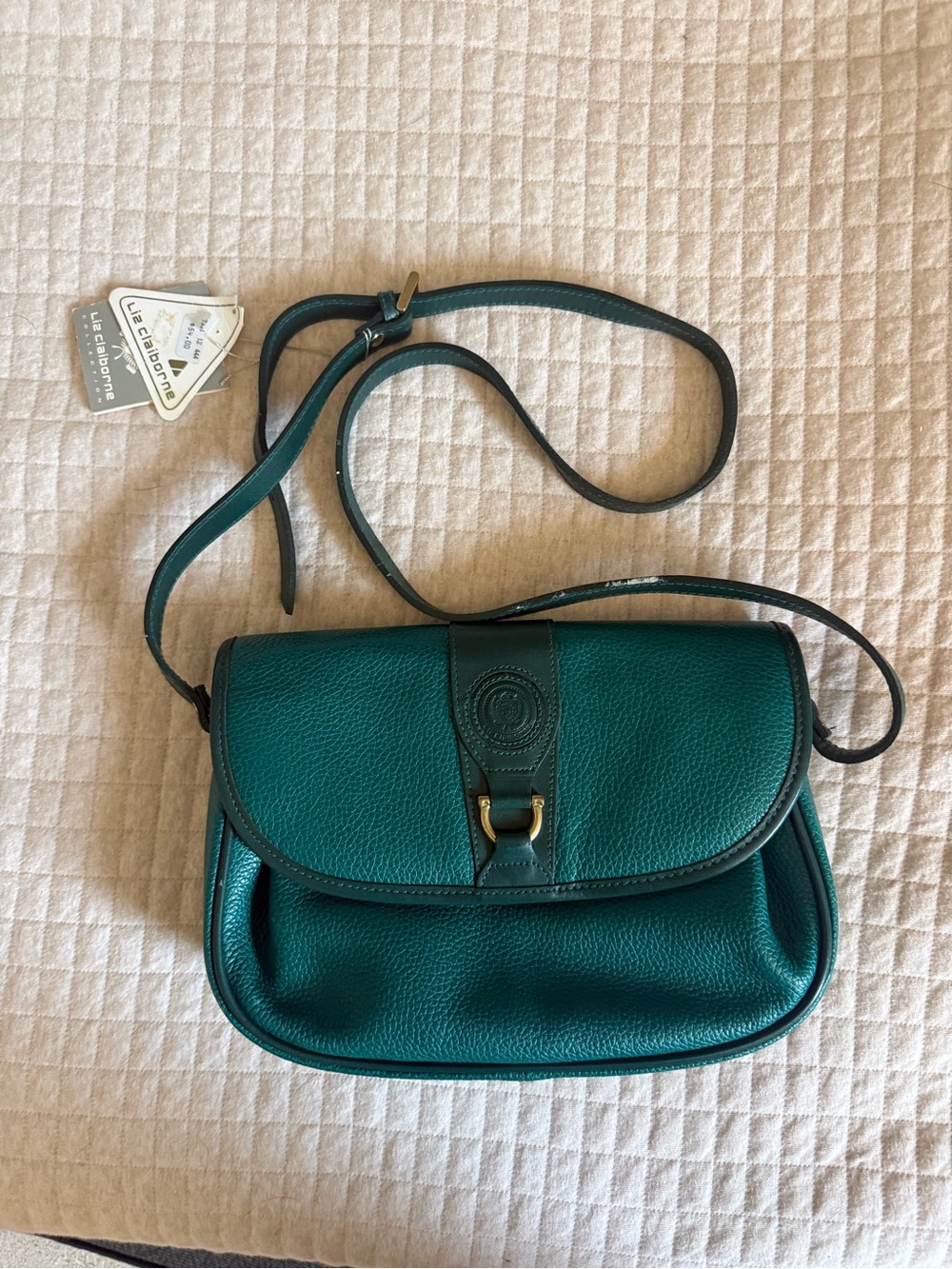 NWT vintage Liz Claiborne leather bag